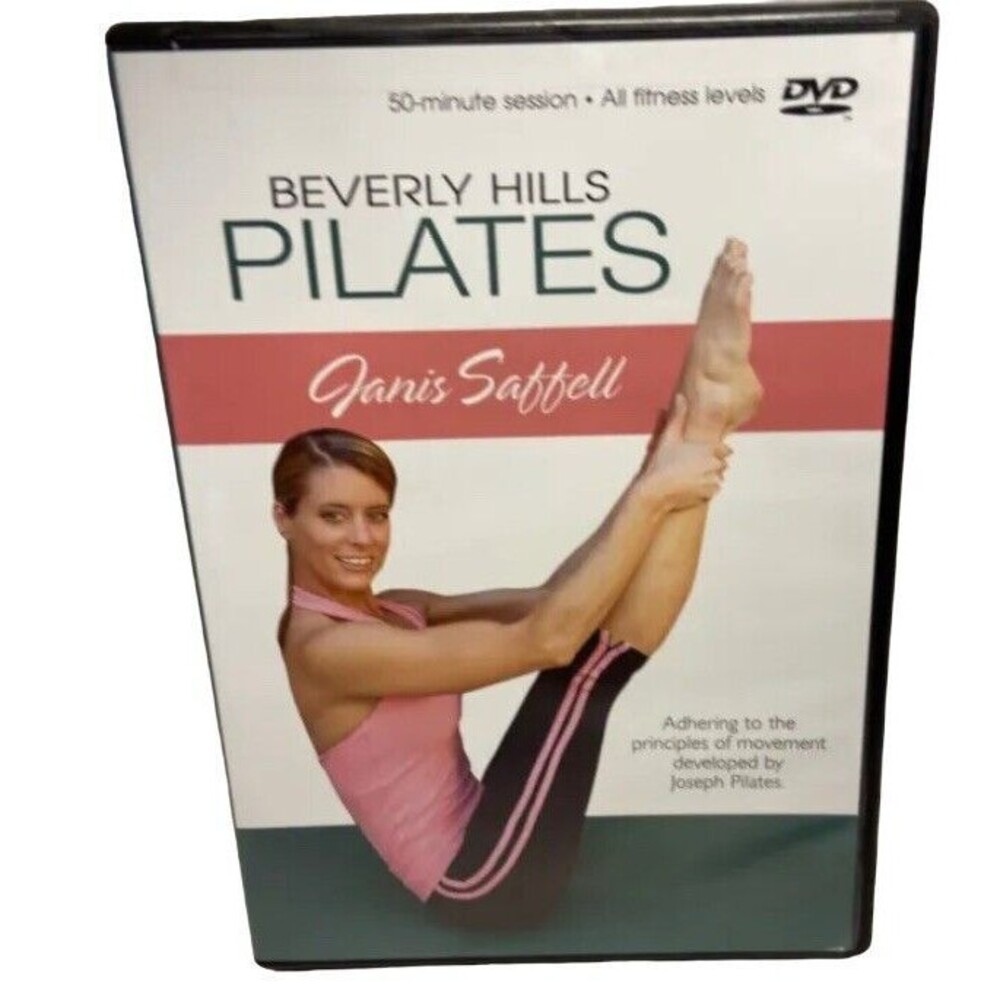 Janis Saffell Beverly Hills Pilates DVD With Tall Case